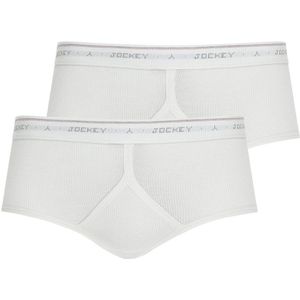 Jockey Slip Classic Cotton Rib Y-Front Sport Brief 2P Set van 2