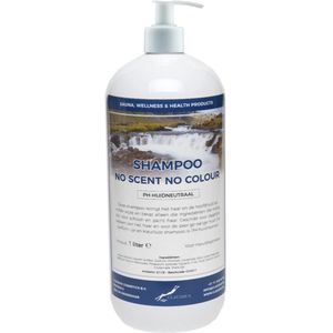 Shampoo No Scent No Colour - 1 liter met witte pomp - Haarverzorging
