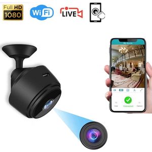 SuperCam® Mini camera - Verborgen camera - Spy camera - 1080P Mini camera wifi met app - Spy cam draadloos - Met nachtvisie & alarmfunctie
