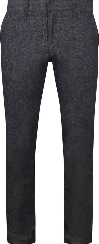 Mac Broek Lennox Melange Donkerblauw (navy) - Maat W 31 - L 32 - Heren - Chino