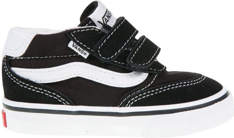 Vans - Brooklyn Mid V - Sneakers - Zwart - Wit - Unisex