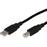 Scanpart USB printerkabel 2 meter - USB A naar USB B - USB 2.0 - Universeel