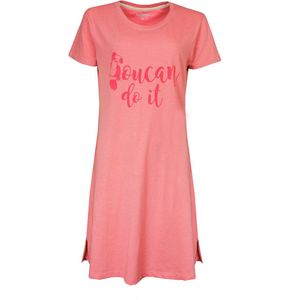 Irresistible Dames Nachthemd - Slaapkleed - Roze - Maat S