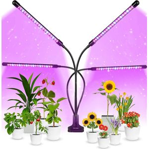 Vivid Green Kweeklamp LED Full Spectrum - Grow Light - Kweeklampen - Groeilamp - Led - Wit Licht - Groei en Bloei - 80 Leds - 40W