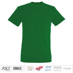 Sol's Heren T-Shirt 100% biologisch katoen Ronde hals Kelly Groen Maat 3XL