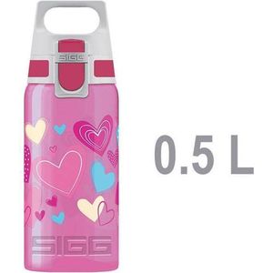 SIGG VIVA ONE Hearts 0.5L roze