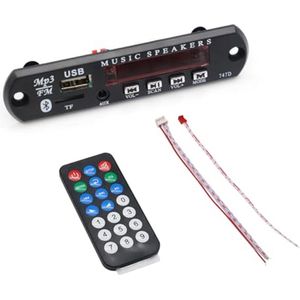DC 12V Bluetooth MP3 Decoder Board met USB, AUX, TF, FM Radio en Audio Decoder