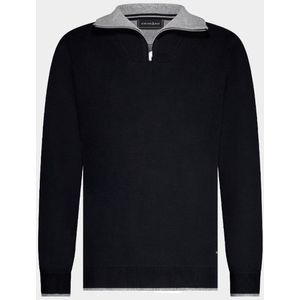 Scotland Blue - SPE25305AG31SB/290 - Pullover - Blauw - Halfzip