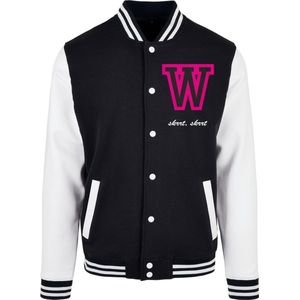 Mister Tee - Wonderful College jacket - XXL - Zwart/Wit
