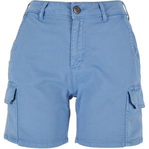 Urban Classics - High Waist Cargo - Korte Broek - Blauw
