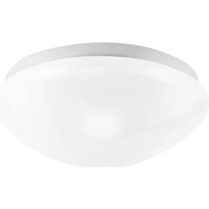 TELMA - LED Plafondlamp met Bewegingssensor - Microwave sensor - 360° Sensor - E27 Fitting - Opbouw - Ovaal - Mat Wit