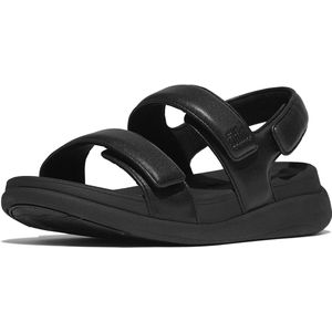 Fitflop - IV9-090 - Sandalen - Zwart - Klittenband, Casual, Microwobbleboard™ Tussenzool