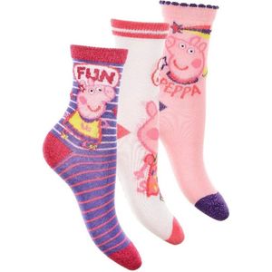 Peppa Pig - 3 paar sokken Peppa Big - 3-pack - maat 31/34