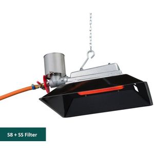 Gasolec S8 Terrasverwarmer - Infraroodstraler - 3500W - Aardgas