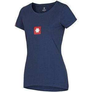 Ocun - Promo T-shirt - Blauw - Korte Mouwen - Vrouw
