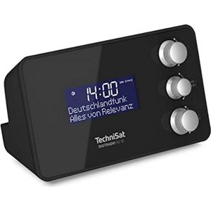 Radiowekker met DAB+ en FM-tuner - Dimlicht LCD, dubbele wektijden, USB-oplader