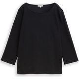 Tom Tailor Shirt met lange mouwen met ottomanstructuur