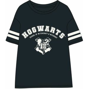 Dames-T-Shirt met Korte Mouwen Harry Potter Donkerblauw - S
