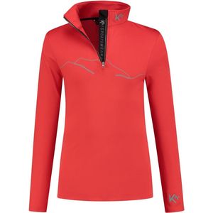 KOU Sportswear Skipully Heren Mountain - Rood - Midlayer Shirt Wintersport - Maat M