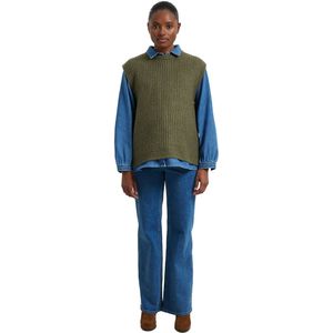 Vertbaudet - Mouwloze Trui - Parelmoeren Ribbels - Zwangere Vrouwen