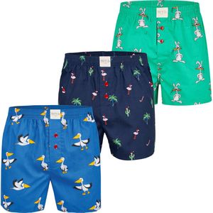 Phil & Co - Wijde Boxershorts - 3-Pack - Heren - Katoen