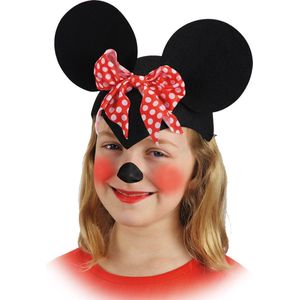 Carnival Toys Hoed Minnie Mouse Meisjes Vilt Zwart One-size