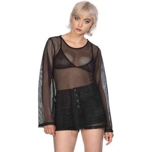 Banned Top -S- TEMPTRESS Zwart