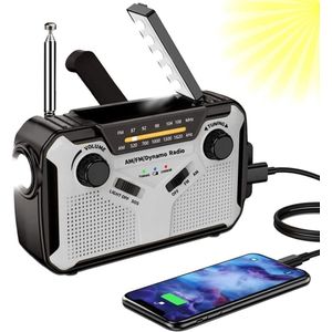 Noodradio - Noodpakket Oorlog - Draagbare Radio - Powerbank Zonneenergie - Transistor Radio