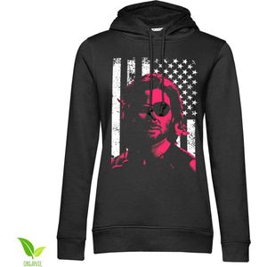 Escape From New York Hoodie/trui -M- Plissken Stars And Stripes Zwart