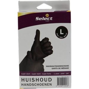 Select huishoudhandschoen, rood sterk, L, 1pr