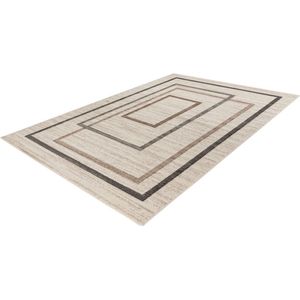 Lalee trendy Carving- modern- laagpolig- vloerkleed- vintage- hand carved- hoog laag- hip en trendy- karpet- tapijt- 120x170 cm beige zilver