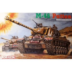 1:35 Dragon 6805 M-46 Patton Tank Plastic Modelbouwpakket