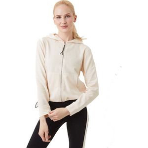 Björn Borg Stockholm Soft Hoody - Sporttruien - beige - Vrouwen