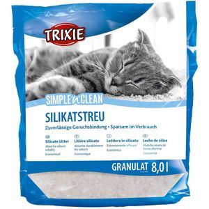 Trixie simple'n'clean granulaat silicaatstrooisel kattenbakvulling