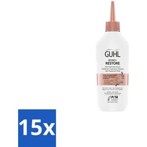 15 x Guhl - Serum - Bond+ Restore Anti-Haarbreuk - 150 ml - Haarbreuk - Haarherstel - Haarbescherming - Anti-haarbreuk Serum - Bond-building