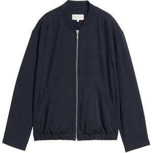 Tom Tailor - Blouson - Effen - Dames - Relaxed Fit - Collegekraag