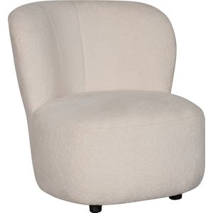 Fauteuil Rush - Bouclé - Crème - 73x76x80 cm (BxHxD) - Koudschuim