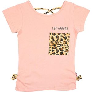 Lee Cooper Shirtje Lee Cooper Leopard roze Kids & Kind Meisjes Roze - Maat: 158/164