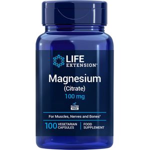 Life Extension Magnesium Citraat 100mg - 100 vegetarische capsules