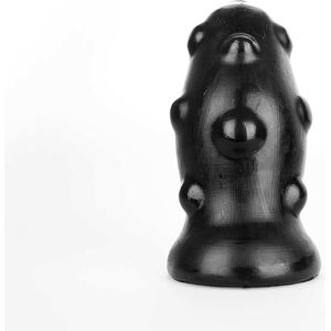 BubbleToys - BooBoo - Zwart - Large - dildo anaal groot Lengte: 24 cm diam. Top: 8,9 cm Med: 11,1 cm Base: 11,8 cm