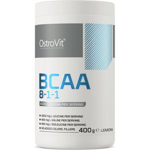 OstroVit - BCAA - 8-1-1 - 400 g - lemon - L-leucine + L-isoleucine + L-valine Aminozuren - Supplement