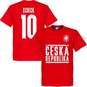 Tsjechië Schick 10 Team T-Shirt - Rood - L