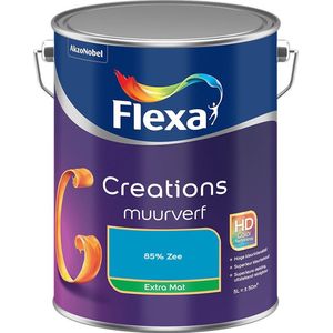 Flexa - Creations Muurverf Extra Mat - 85% Zee - Mengverf - 5 Liter