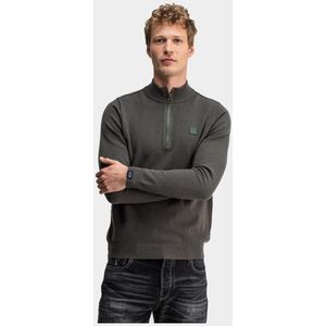 Butcher of Blue - Clifden Halfzip - Bruin - Tricot
