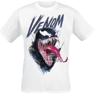 Spider-Man Marvel Games - Spider-Man 2 - Venom Scratched Heren T-shirt - wit - S