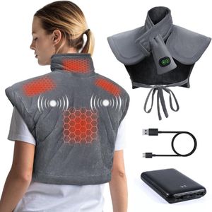 Arlierss - Nekverwarmer - Fleece - Elektrisch - Oplaadbaar Via USB - Warmtekussen