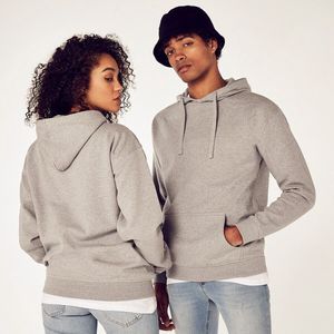 Vanilla Sweater met capuchin Hoodie 280 GSM Fabric, 80% katoen 20% polyester – Grijs Regular Fit -XL-