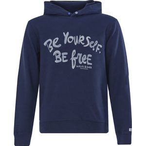 Scotch & Soda - Hoodie Felpa Donkerblauw - Mannen - Maat S