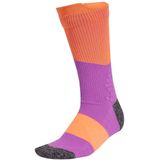 adidas Unisex adulto RUNxBOOST Sock 1PP, purple burst/Lucid Orange/white, 2.5-4