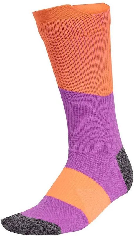 adidas Unisex adulto RUNxBOOST Sock 1PP, purple burst/Lucid Orange/white, 2.5-4